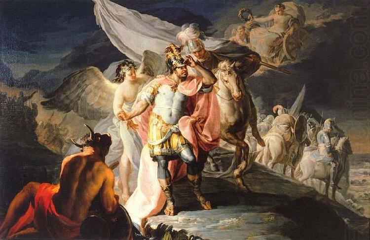Francisco de Goya Anibal vencedor contempla por primera vez Italia desde los Alpes china oil painting image